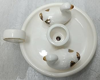 ペルシャ風　三彩　鳥型燭台　芳炎作　一念窯　陶器 キャンドルスタンド 日本 Amazon.co.jp: ペルシャ風 三彩 鳥型燭台 芳炎作 一念窯 陶器